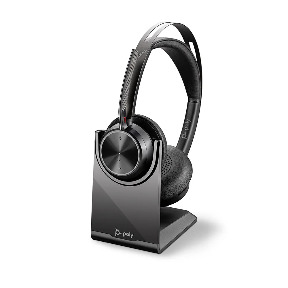 Poly Voyager Focus 2 MS Teams Headset With Charging Stand (8G114AA)