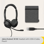 Jabra Evolve2 30 SE USB-A MS Stereo Headset 23189-999-979