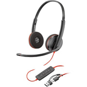 Poly Blackwire 3220 Stereo Headset with USB-C/USB-A CS1 BW 3220 Stereo HS +USB-C/A CS1 9P7X8AA