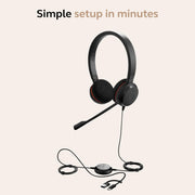 Jabra Evolve 20 Stereo MS, USB C/A Adapter 4999-823-169