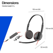 Poly Blackwire 3225 Poly BW 3225 USB-C HS CS1 8G0X1AA