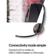 Poly Blackwire 3225 Poly BW 3225 USB-C HS CS1 8G0X1AA