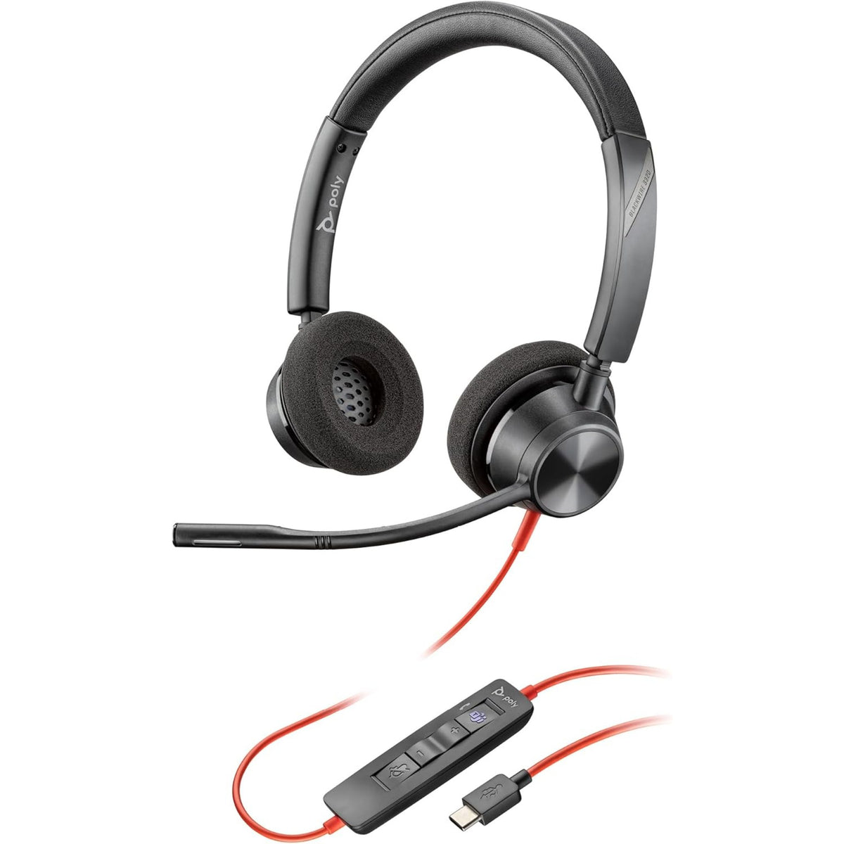 Poly Blackwire 3320 USB-C Stereo Headset