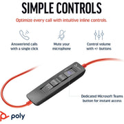 Poly Blackwire 3320 USB-C Stereo Headset