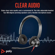 Poly Blackwire 3320 USB-C Stereo Headset