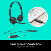 Logitech H340 USB-A Headset