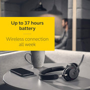 Jabra Evolve2 65 Link 380/390a UC Stereo Black