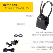 Jabra Engage 75 Stereo UK/HK/SG/AU/NZ 9559-583-117