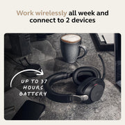 Jabra Evolve2 85 with stand Link 390a MS S 28599-999-989