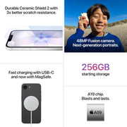 Apple iPhone 17e Black, 256GB MHRV4QN/A