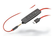 Poly Blackwire 3320 Over-the-Head Binaural Headset (9P7X8AA)