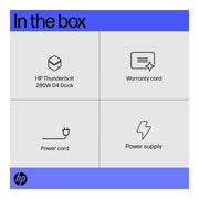 HP Thunderbolt Dock 280W G4 w/Combo Cable — Design and build
