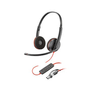 HP Poly Blackwire 3220 Stereo USB-C Headset +USB-C/A Adapter (Bulk) — Display experience