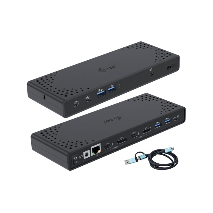 i-tec USB 3.0 / USB-C / Thunderbolt 3 Dual Display Docking Station Gen2 + Power Delivery 100W main product image